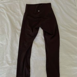 Brown align leggings 25”